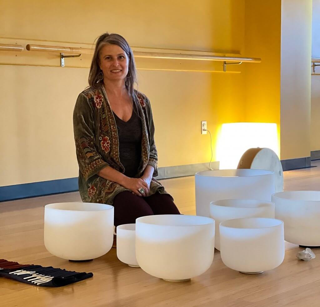 sound bath and yoga